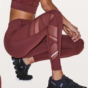 Lululemon Speed Up Tight *Mesh 28" Savannah Size 2